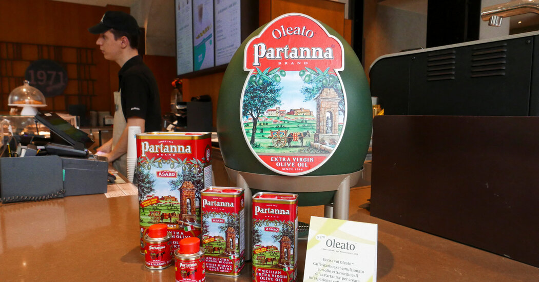 Want That Coffee With Olive Oil? Starbucks Thinks Italians Will.