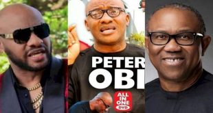 Yul Edochie shares trailer to new 'Peter Obi' movie, gets mixed reactions for his role as Obi