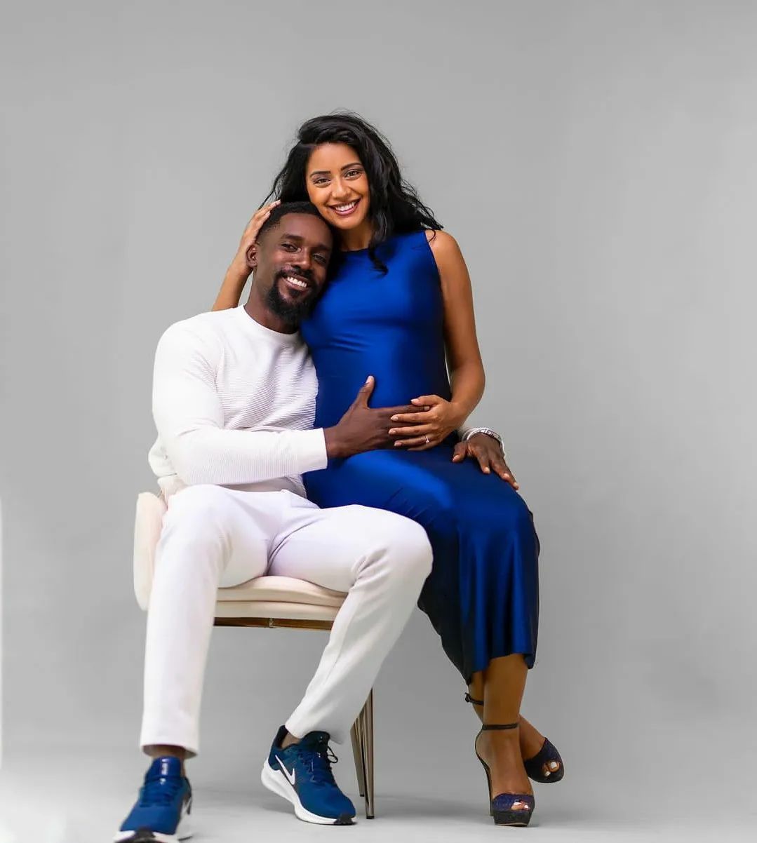 Actor Mawuli Gavor and his woman Remya expecting their first child (photos)