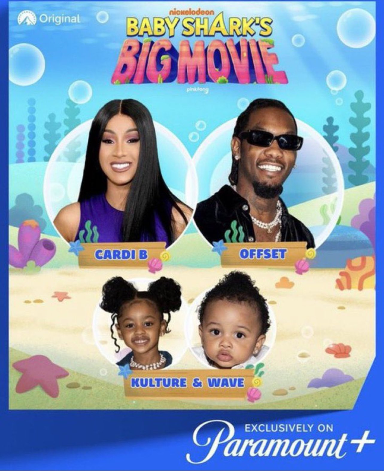 Cardi B announces she, Offset, and their kids to star on the Baby Shark