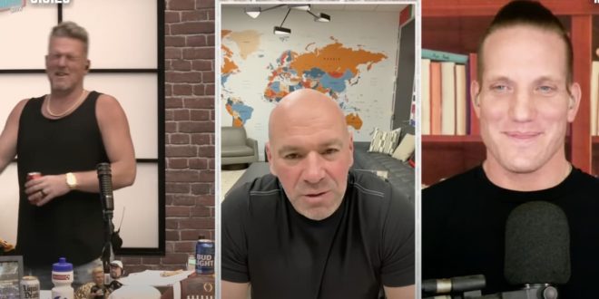 Dana White Went on an Expletive-Filled Rant About the 'Scumbag Media' on 'The Pat McAfee Show'