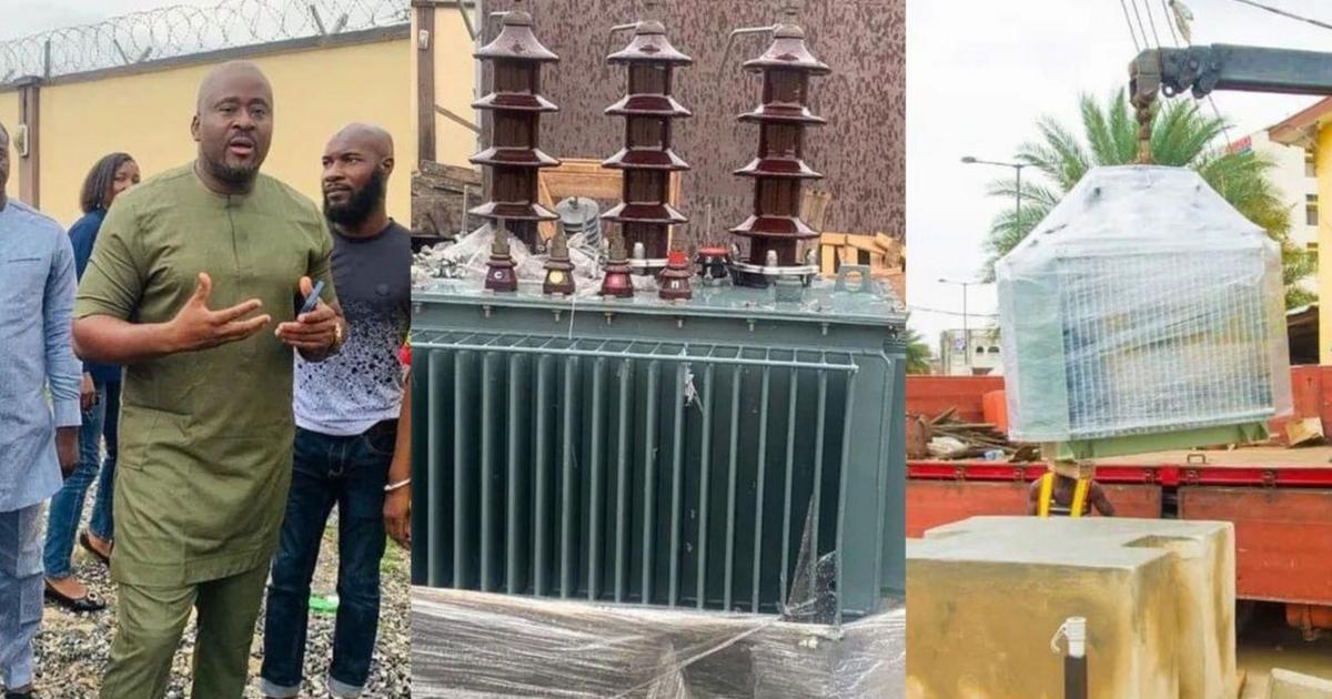 Desmond Elliott gifts constituents new transformers ahead of elections