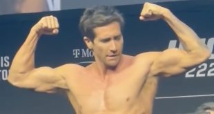 Extremely Ripped Jake Gyllenhaal Showed Up at UFC 285 Presser