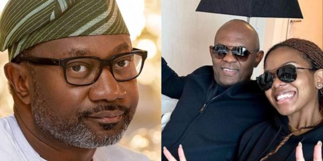 Femi Otedola Reacts As Tony Elumelu Shares Photos Of First Daughter With Davido On 21st Birthday
