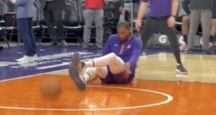 Kevin Durant Hurt His Ankle in Warmups, Misses Phoenix