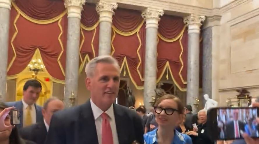 Kevin McCarthy Runs Away From Reporters When Asked About Nashville Shooting