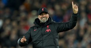 Liverpool manager Jurgen Klopp celebrates his side
