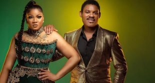 Omotola Jalade and husband celebrate 27th year as a couple