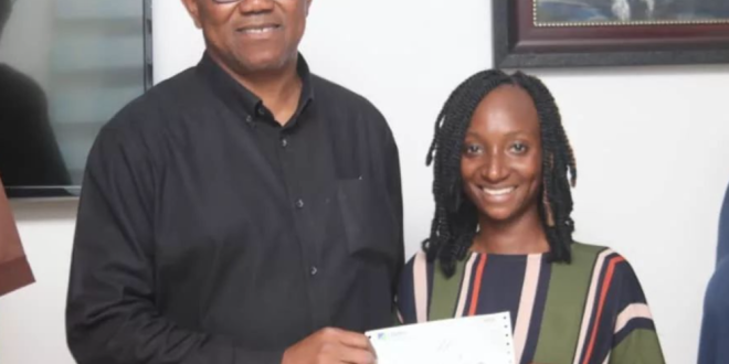 Peter Obi Fulfils Promise To Jobless Female Graduate Who Couldn’t Afford N75,000 Oven For Baking (Photos)