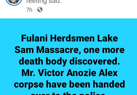 Police recover body of 23-year-old man killed by suspected Fulani herdsmen in Bayelsa community