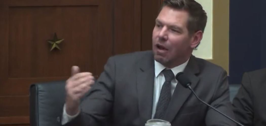 Rep. Eric Swalwell Destroys Matt Gaetz For Bringing A Charged Murderer To The House