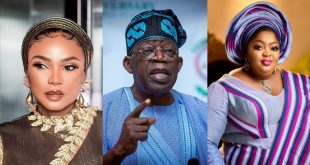 See how celebrities are reacting to Bola Tinubu's presidential election victory