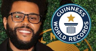 The Weeknd sets Guinness Record for world