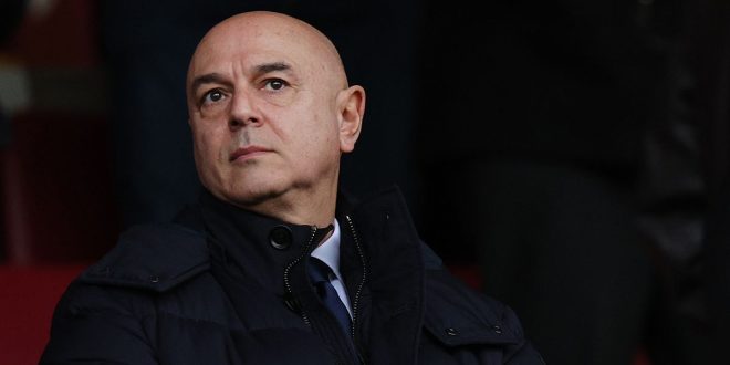 Tottenham Hotspur chairman Daniel Levy reacts during the English Premier League football match between Southampton and Tottenham Hotspur at St Mary