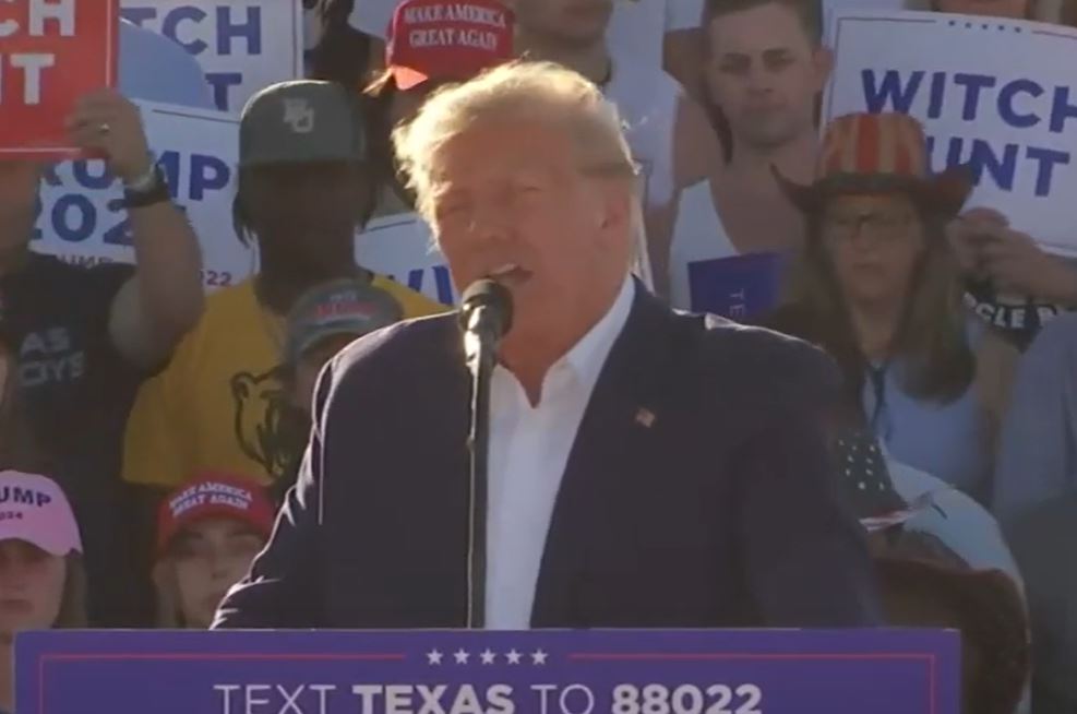 Trump Whacks Out In Waco Over Looming Indictment