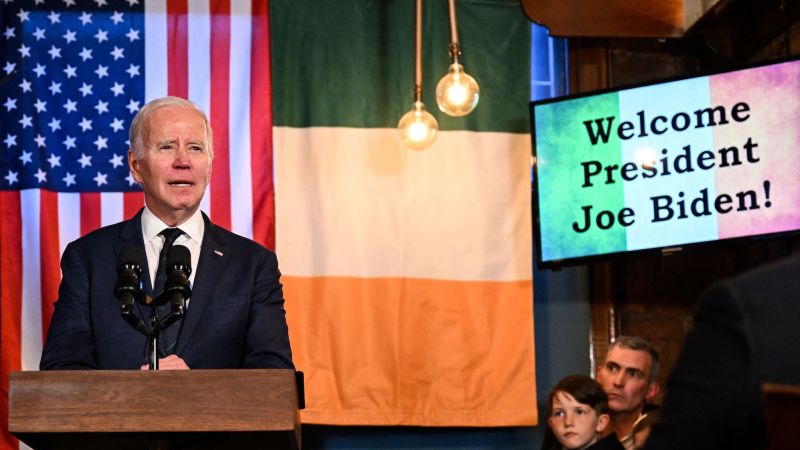 Biden basks in Ireland's welcome as he highlights personal and political ties | CNN Politics