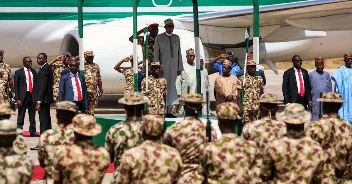 Buhari to unveil new colours for Nigerian Army ahead of  Tinubu's inauguration