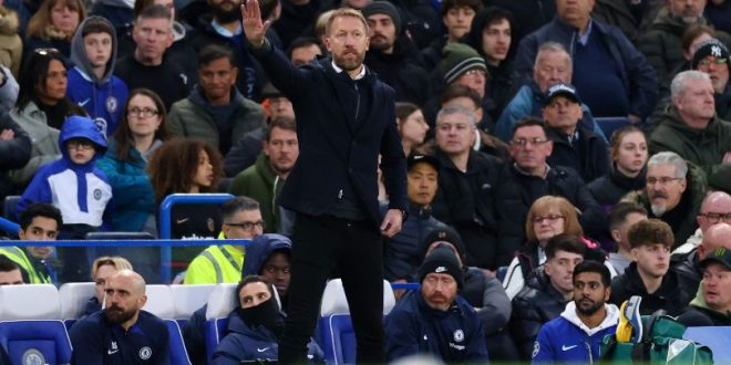 Chelsea manager Graham Potter during the Blues