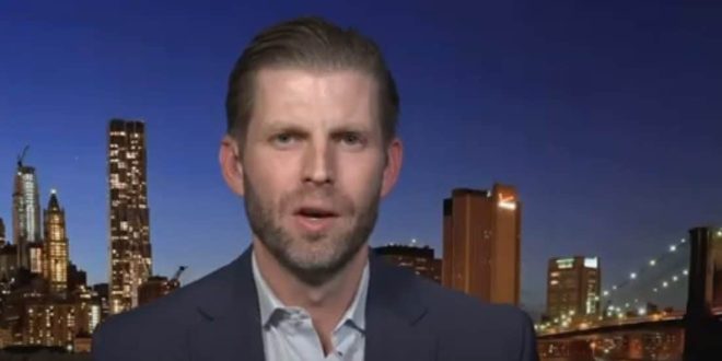 Eric Trump Seems To Be Having Some Issues After His Dad's Indictment