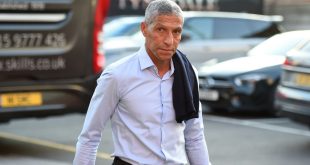 Manager Chris Hughton arrives ahead of the Championship match between Nottingham Forest and Middlesbrough at the City Ground on September 15, 2021 in Nottingham, United Kingdom.