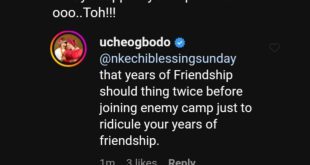 "Friendship should think twice before joining enemy camp" Uche Ogbodo reveals she has blocked Anita Joseph
