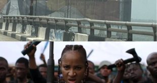 Gangs Of Lagos Bill Board Destroyed On Third Maryland Bridge (Photo)