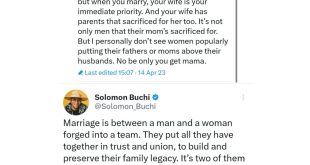 Hakimi: The devil is really fighting overtime to bastardize marriage - Life coach, Solomon Buchi, writes as he insists a man
