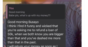I find it funny and wicked that you are asking me to refund a loan of N50, 000 - Lady tells her benefactor