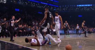 Joel Embiid Kicked Nic Claxton After a Step Over