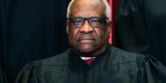 Justice Thomas Says He Was Advised Lavish Gifts Did Not Need to Be Reported