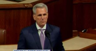Kevin McCarthy speaks on the House floor about the debt limit