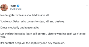 No daughter of Jesus should dress to kill - Cleric