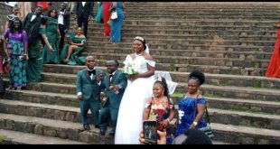 Photos from the wedding of Cameroonian teacher who found love after years of being rejected by women due to his height