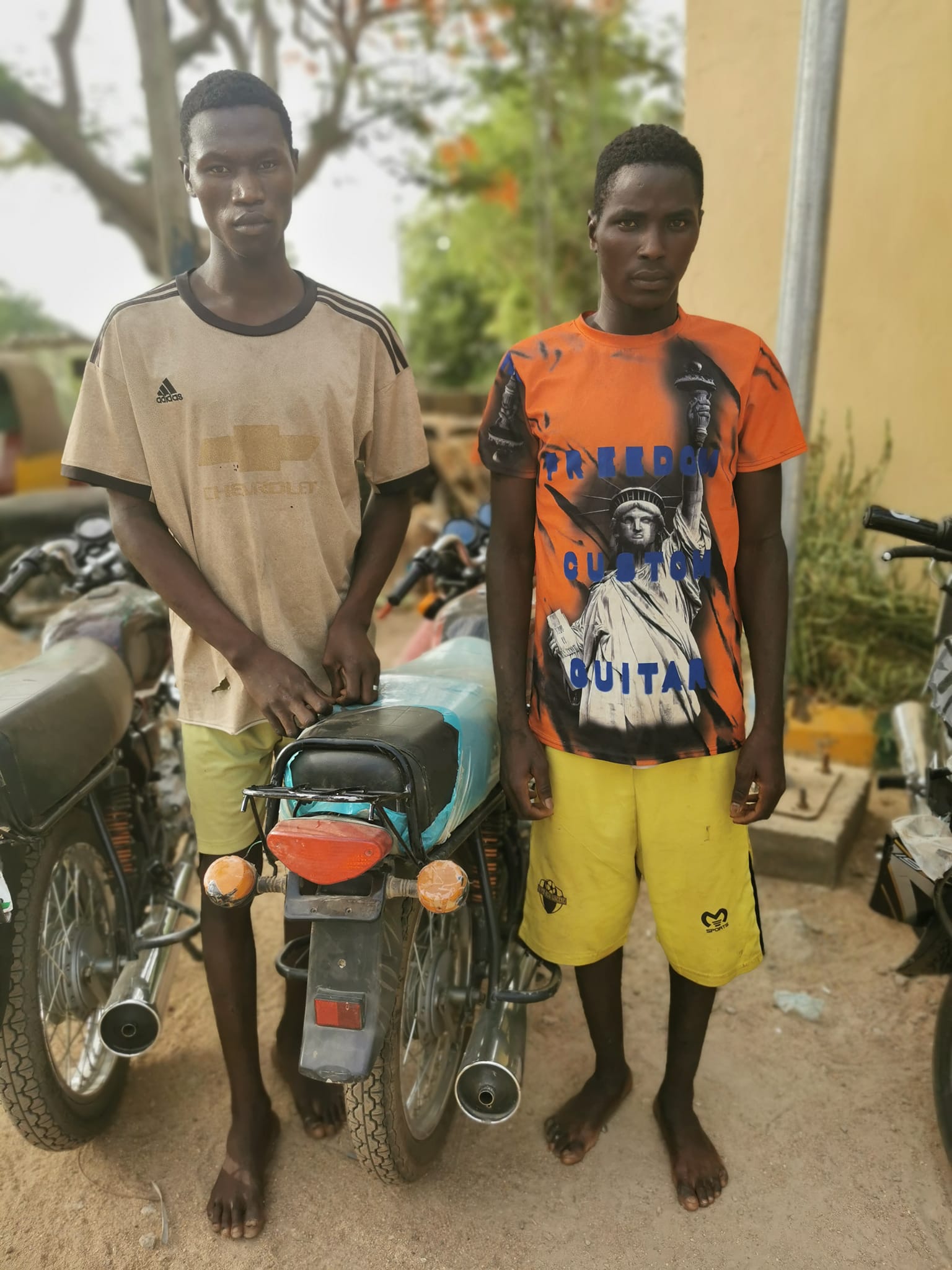 Police arrest two men for killing Okada rider and stealing his bike in Bauchi
