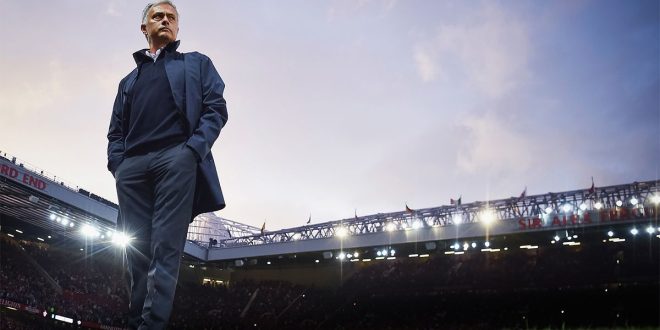 Jose Mourinho, Manager of Manchester United looks on prior to the Premier League match between Manchester United and Southampton at Old Trafford on August 19, 2016 in Manchester, England.