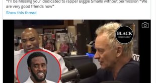 Rapper, Diddy reveals he pays Sting $5,000 a day for using a sample from his hit song