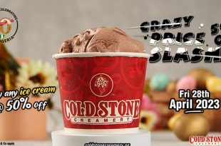 Stay eye-screamed this April with the Cold Stone Crazy Price Slash!!!