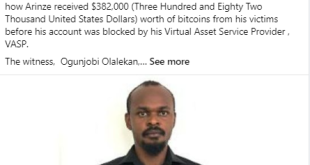 $382,000 Fraud:  EFCC witness tells court how suspected fraudster allegedly duped his victims from 13 countries in a Bitcoin scam