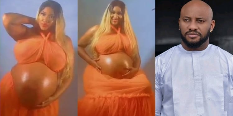 Angry Netizens Storm Yul Edochie’s Comment Section After Sharing Video Of Heavily Pregnant Judy Austin