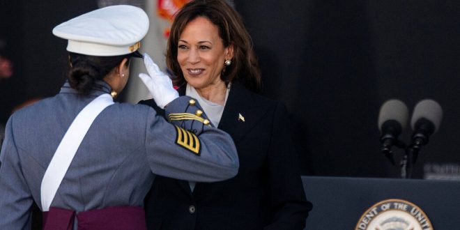 At West Point Commencement, Kamala Harris Says Military’s Strength Lies in Diversity