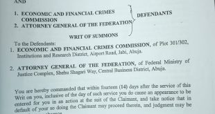 Diezani sues EFCC and AGF; demands N100bn in damages for alleged libel