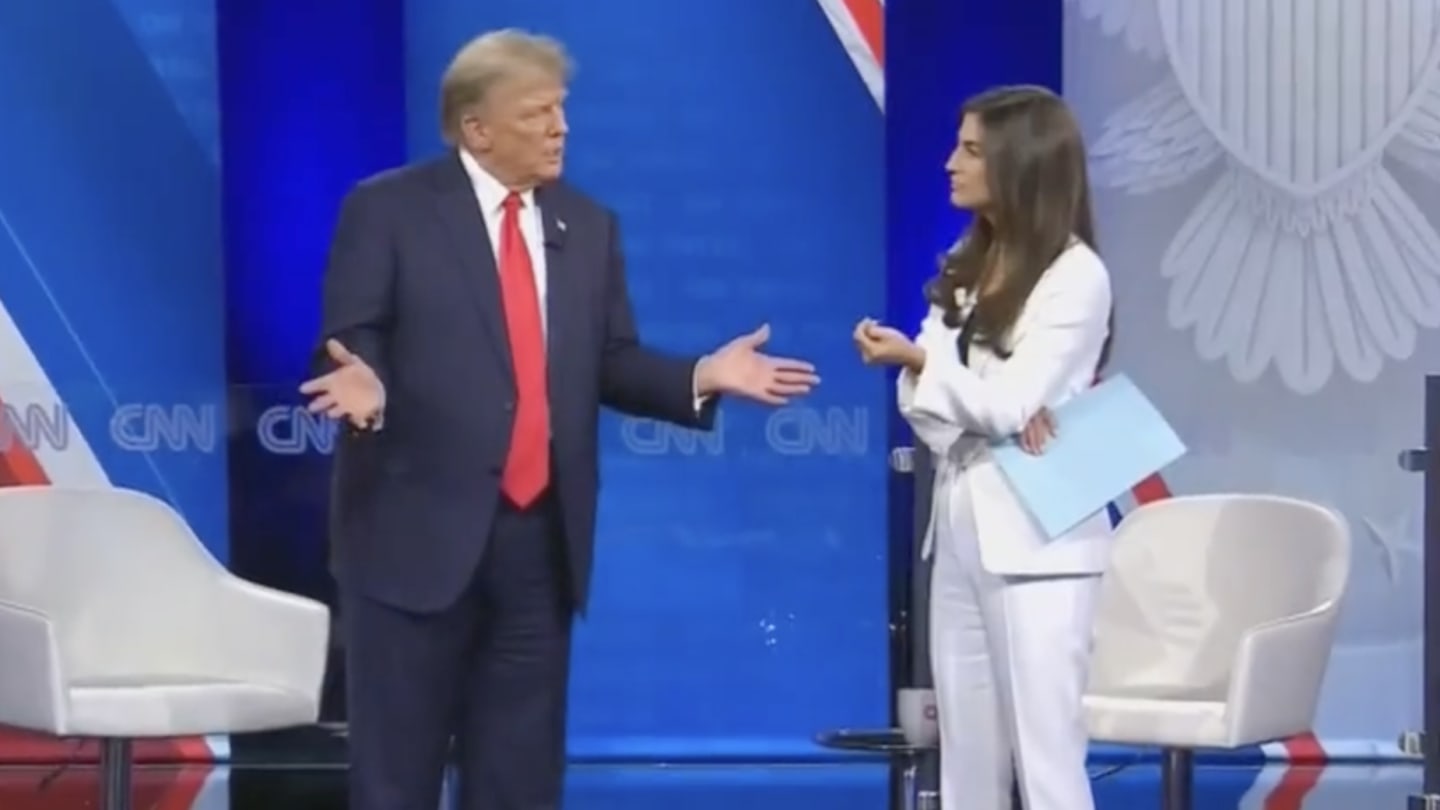 Donald Trump Called Kaitlin Collins a 'Nasty Person' During His CNN Town Hall
