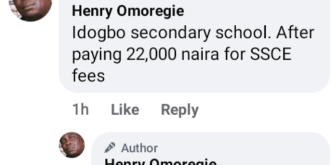Edo secondary school allegedly ask all students to submit cat fish and live chickens for