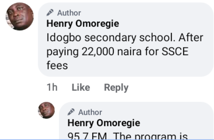Edo secondary school allegedly ask all students to submit cat fish and live chickens for
