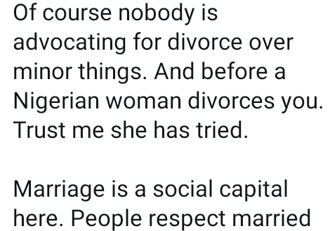 "God loves you more than He hates divorce. Don?t go and die there" - Nigerian chartered accountant, Oluwatosin Olaseinde tells women