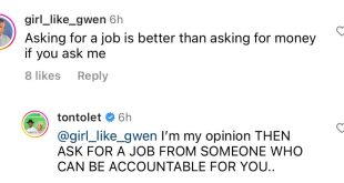I still do not understand the concept of strangers coming into my DM asking that I use my connections to get them a job - Tonto Dikeh