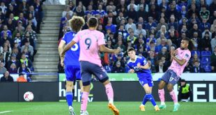 Iwobi rescues point for Everton against Ndidi's Leicester in battle for Premier League survival