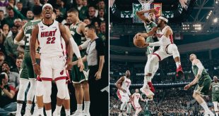 Jimmy Butler, Adebayo inspire Miami Heat to knockout Giannis Antetokounmpo led Milwaukee Bucks
