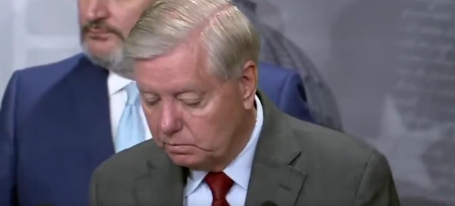 Lindsey Graham blasts Biden for doing the same thing that Trump did on the border.