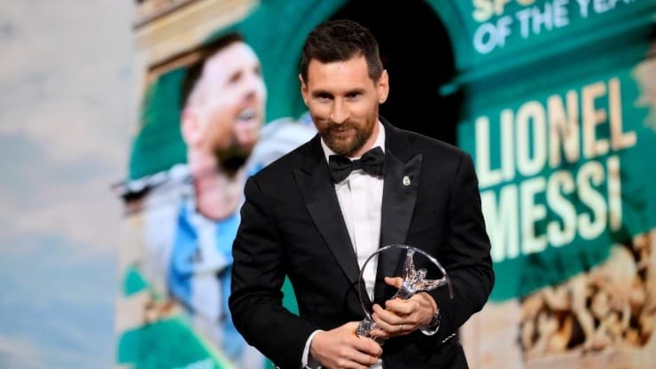 Lionel Messi beats Kylian Mbappe and others to win second Laureus World Sportsman of the Year award